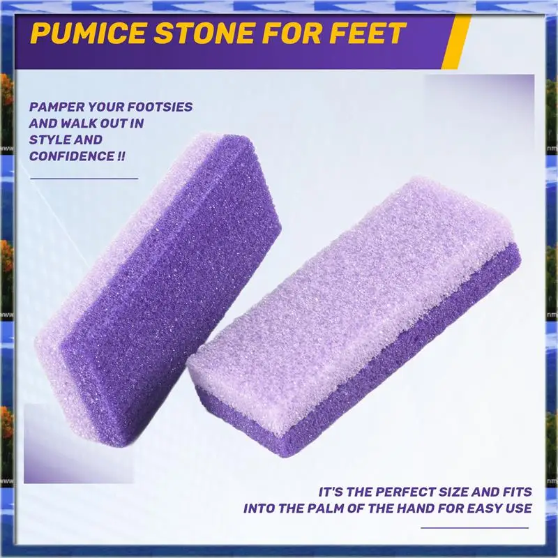4 szt. Pumice do stóp, gąbka, kamień do pedicure, do usuwania zrogowaciałego naskórka, twarda skóra, peeling do stóp, szczotka do pedicure