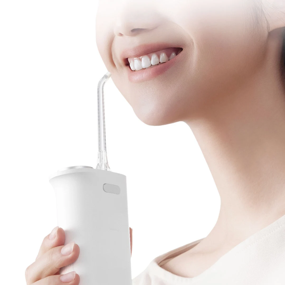 2024 nuovo irrigatore orale elettrico XIAOMI MIJIA F400 idropulsore portatile 200ML detergente sbiancante per denti a 4 modalità Waterpulse