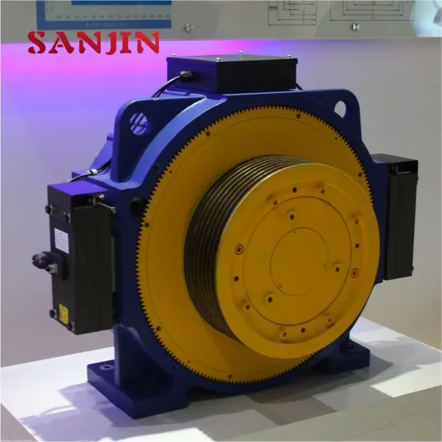 Elevator Gearless Permanent Magnet Synchronous Traction Machine Elevator Motor PM Machine WYT-T