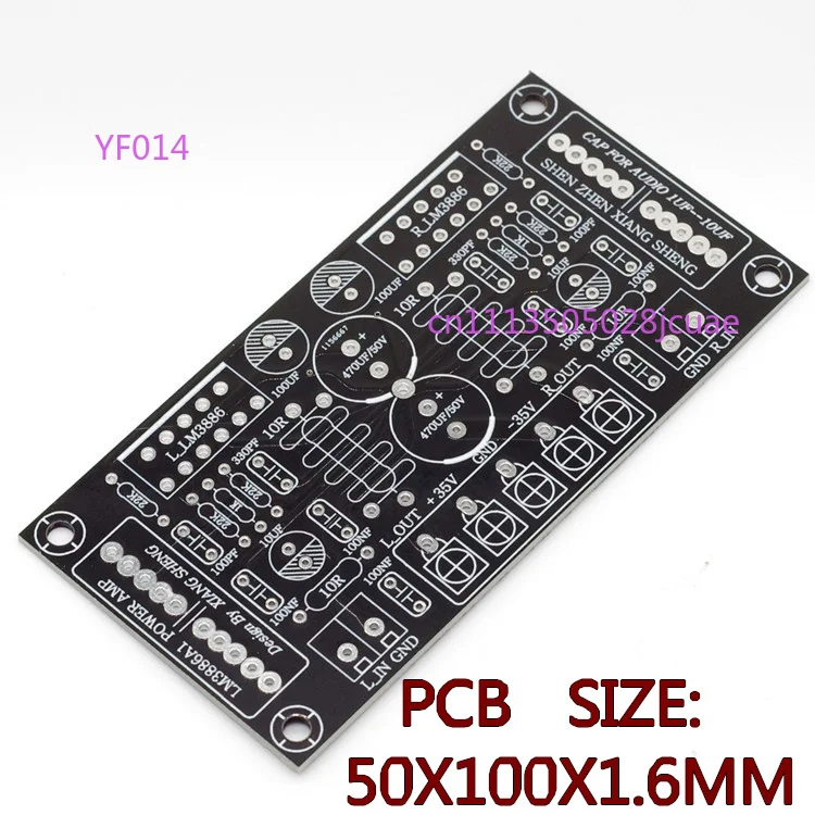 68W+68W 2-Way LM3886 Power Amplifier Board DIY Kit (Without LM3886 Chip)
