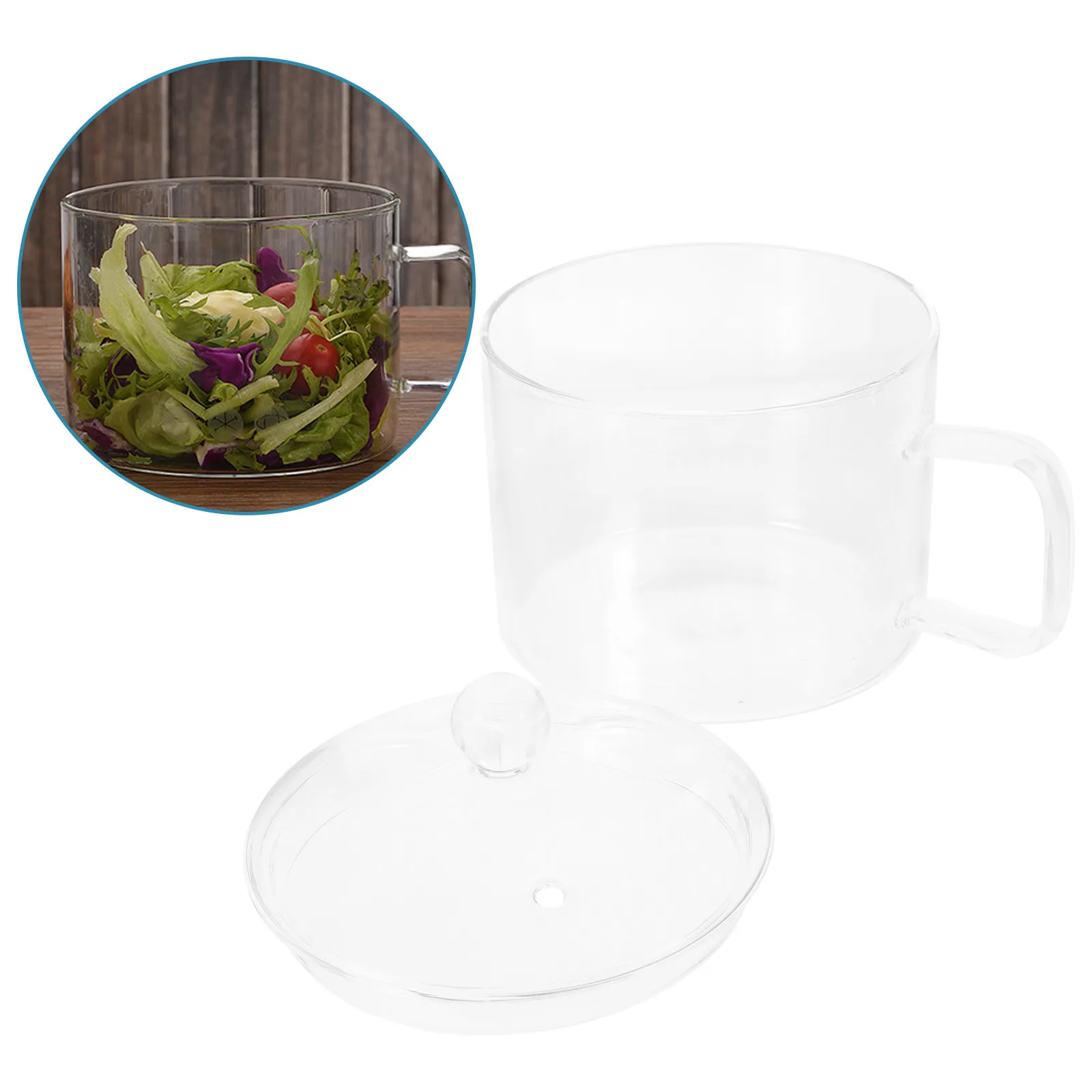 

Glass Stew Pot Heat-Resistant Clear Soup Pot with Lid Ergonomic Handle for Kitchen Stovetop Cooking Noodle Soup Food