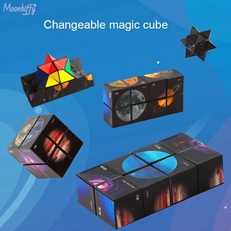 

Magic-Cube 3D Puzzle Early Education Tangram Free Flip for Kids Preschools Adult Decompression Logic Enlightening Children's Toy