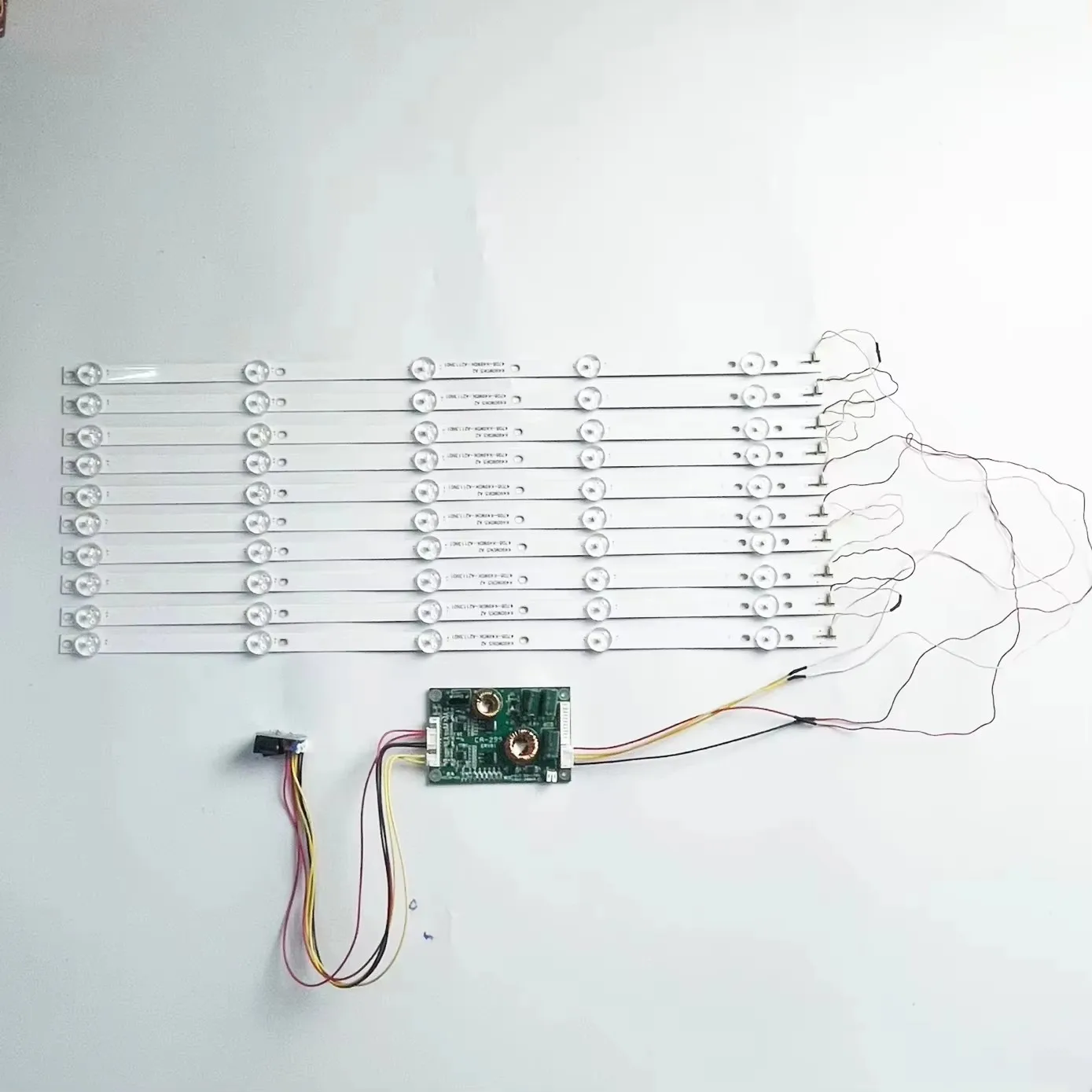 

LED Backlight strip 5 Lamps Lens kit Board Fliter for 42 43 46 47 48 inch LCD TV 12V input Update CCFL billboard