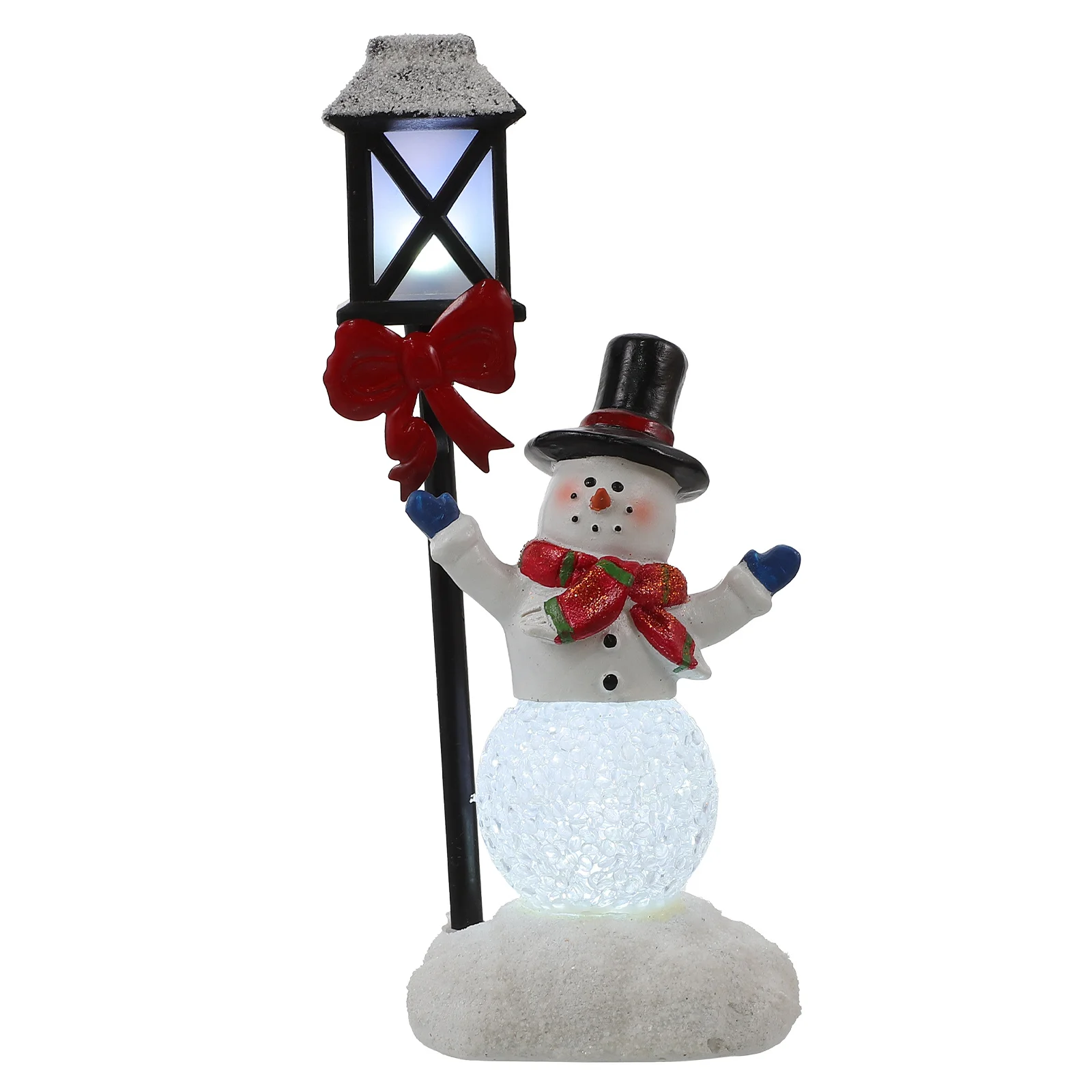 

1Pcs Snowman Night Light Xmas Resin Craft Unique Christmas Desktop Glow Chic Home Festival Decoration Night Light