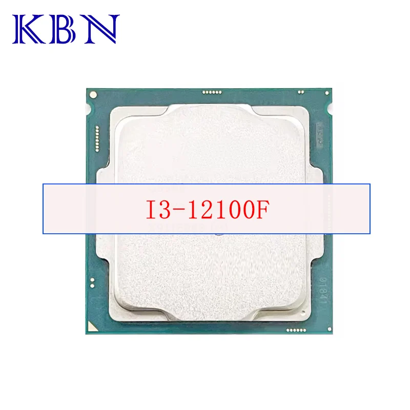 I3-12100F I3 12100F SRL63 3.30 up to 4.30 Ghz Quad Core 12M 58W LGA1700 CPU processor