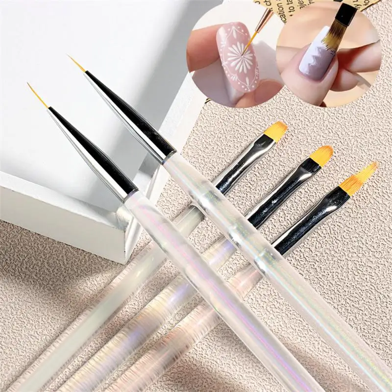 Nail Brush Nail Art Drawing Brush Acrylic Liquid Powder Carving Manicure Gel Brush Liner Acrylic Gel UV Polish Manicure Tool