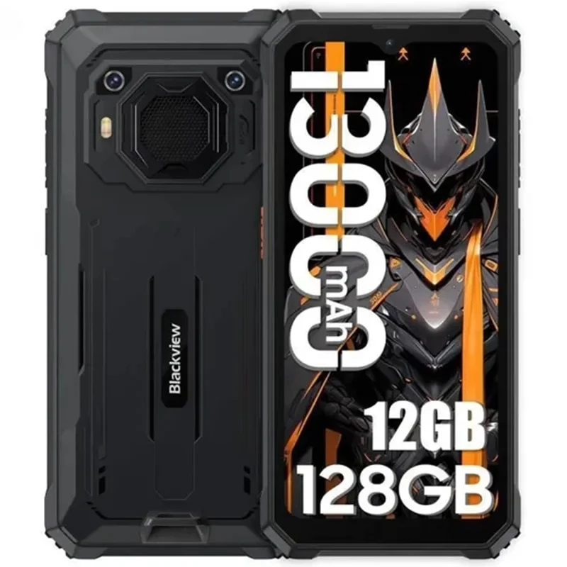 Smartphone robuste Blackview BV6200 Pro [sans chargeur EU] 12 Go (6+6) 128 Go 13000 mAh 6,56 pouces Android 13, 13 MP, double SIM 4G
