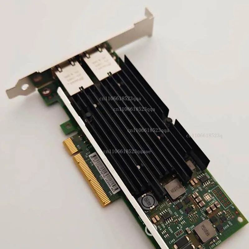 original X540-T2 PCIe x8 dual RJ45 10Gbps Ethernet network card X540T2G1P5 for the Nas desktop server  in good condition