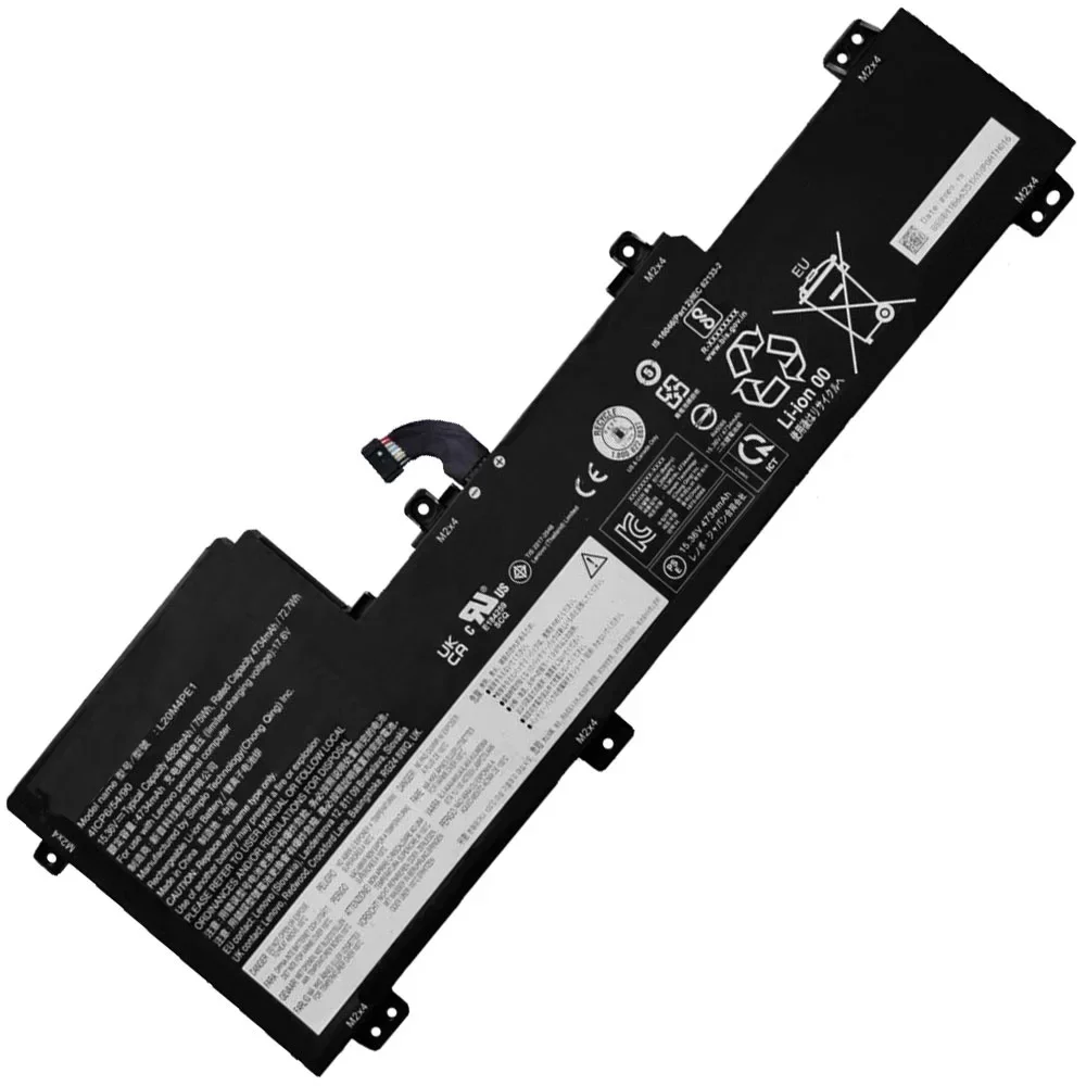 15.36V 75Wh Laptop Battery L20L4PE1 L20M4PE1 L20C4PE1 For Lenovo Ideapad 5 Pro-16 ACH6 ARH7 SB11B66553