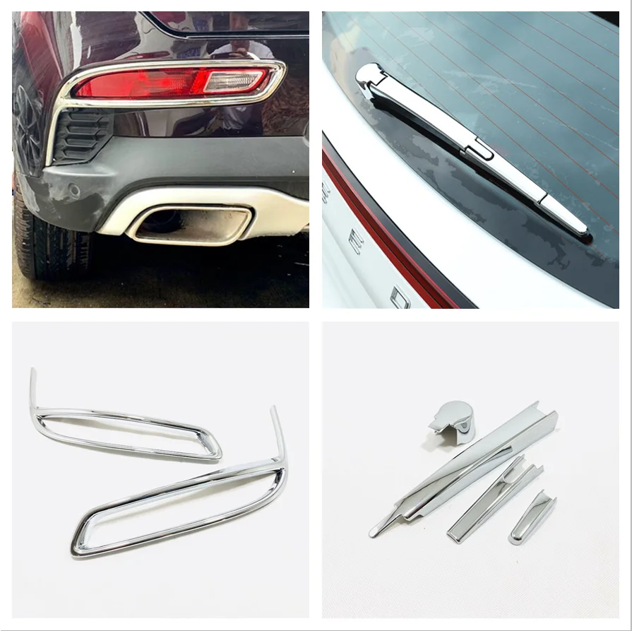 

For Chery Exeed TX TXL 2019 - 2021 Accessories Rear Fog Lights Lamps Eyelid Eyebrow Windscreen Rain Wiper Cover Trim