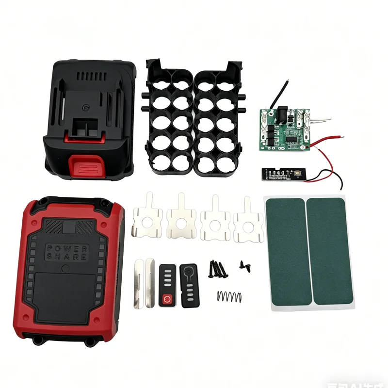 Universelles Batteriegehäuse mit Schutzplatine PCB für Lomvum Zhipu Hongsong Jingmi, kein Original, für Makita Li-Ionen-Akku