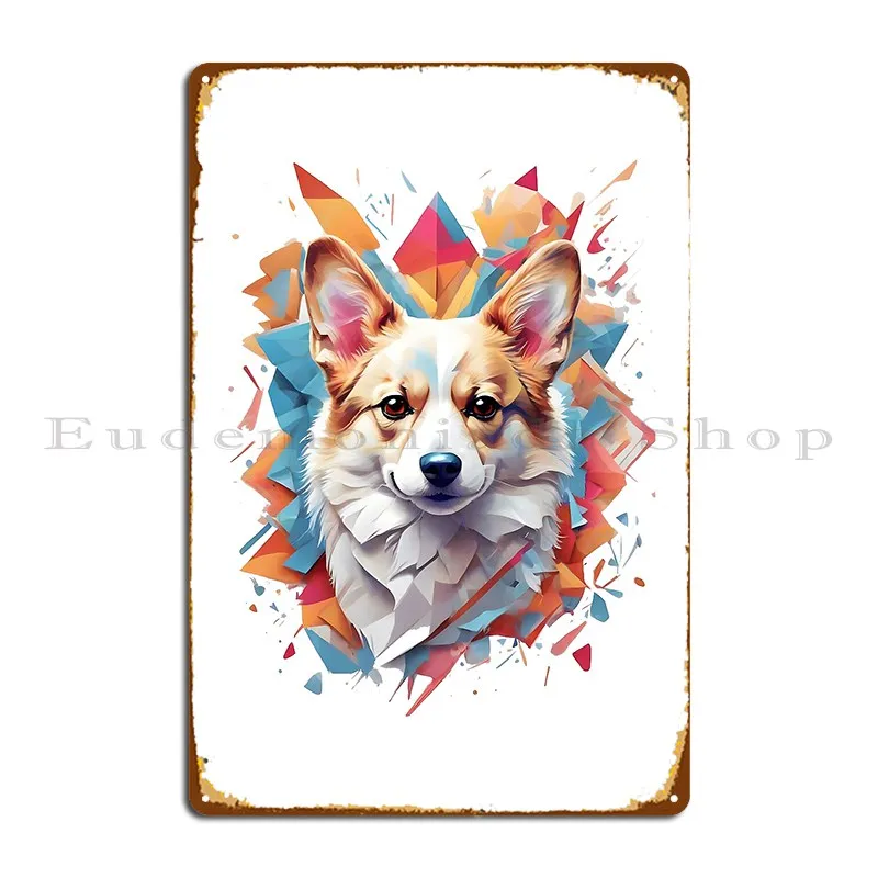 Corgi The Shot Leg 4 Metal Sign PaintingCustom Wall Decor Bar Wall Decor Tin Sign Poster