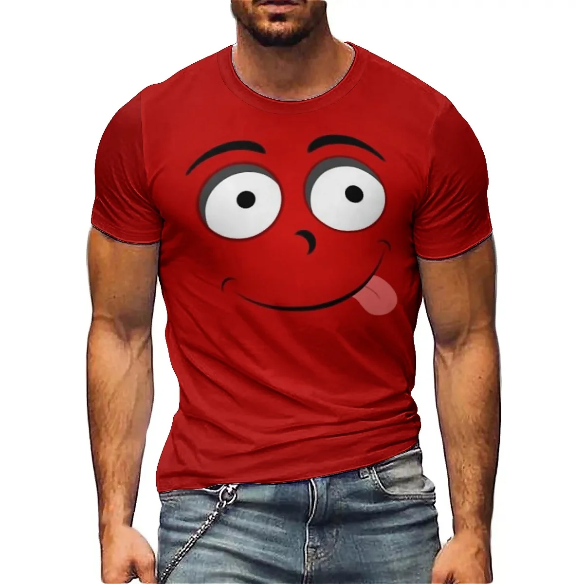 

Breathable Quick-Dry Cyberpunk Men's 3D Printed Short Sleeve T-Shirt - Couple Outfit Option