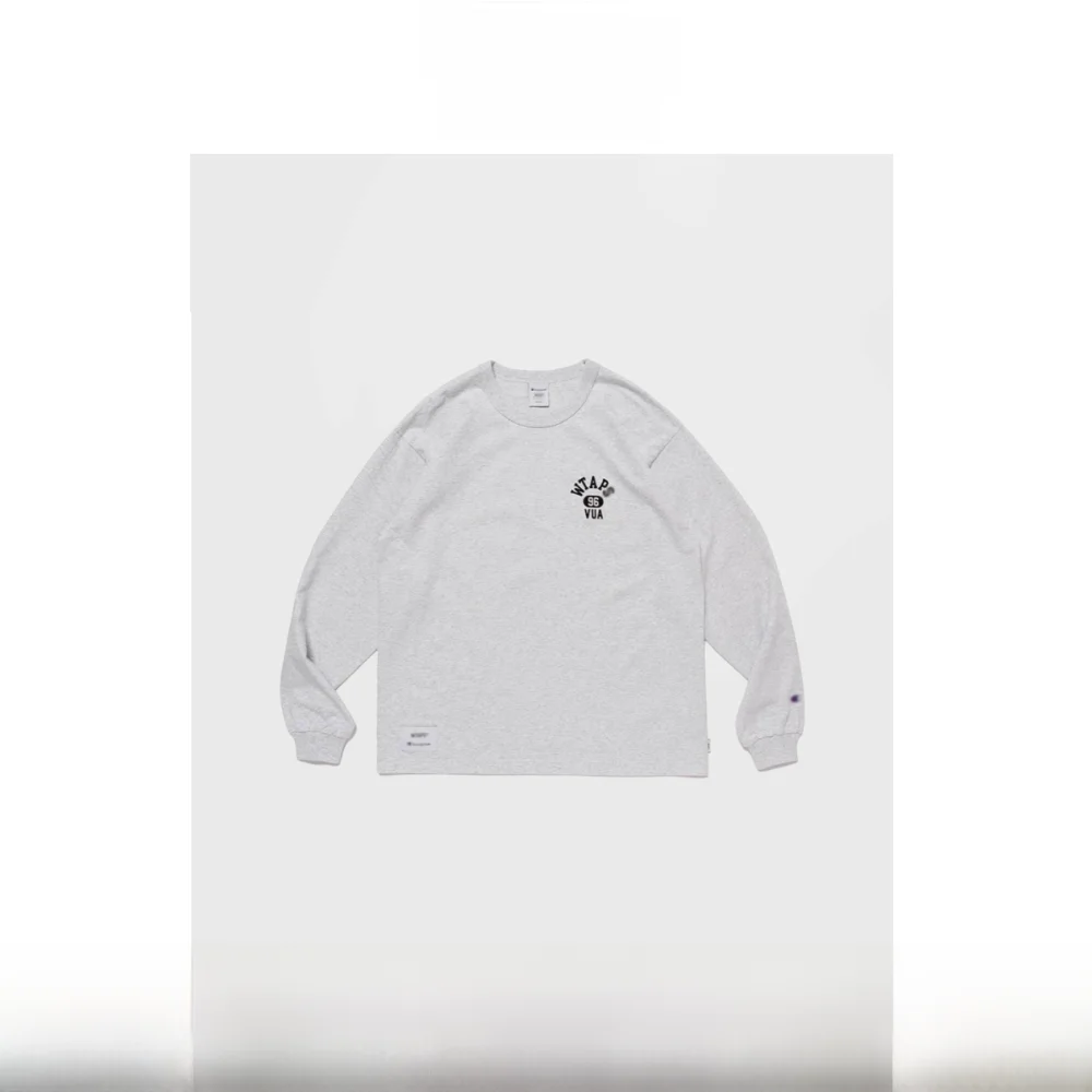 

Повседневная свободная футболка с длинным рукавом и принтом из материала PU, осенняя, стандартной длины, для пар