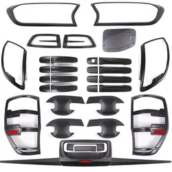 ABS Matte black Car body decorate Cover Moulding Sticker For Ford Ranger Wildtrak T6 T7 T8 2012-22 Car Accessories