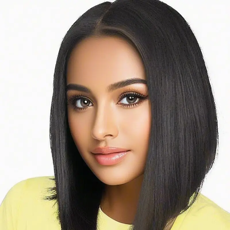 

100% Density Short Straight Bob Synthetic Wig for Women - Perfect for Themed Parties, Halloween, Cosplay, Anime, and Daily Use