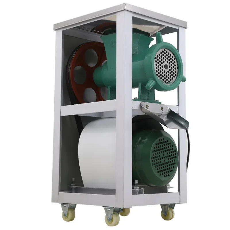 مفرمة اللحم التجارية الكهربائية على نطاق واسع هيكل السمكة عالية الطاقة هيكل الدجاج مزرعة الفلفل المطحون كعكة الأرز الدبق