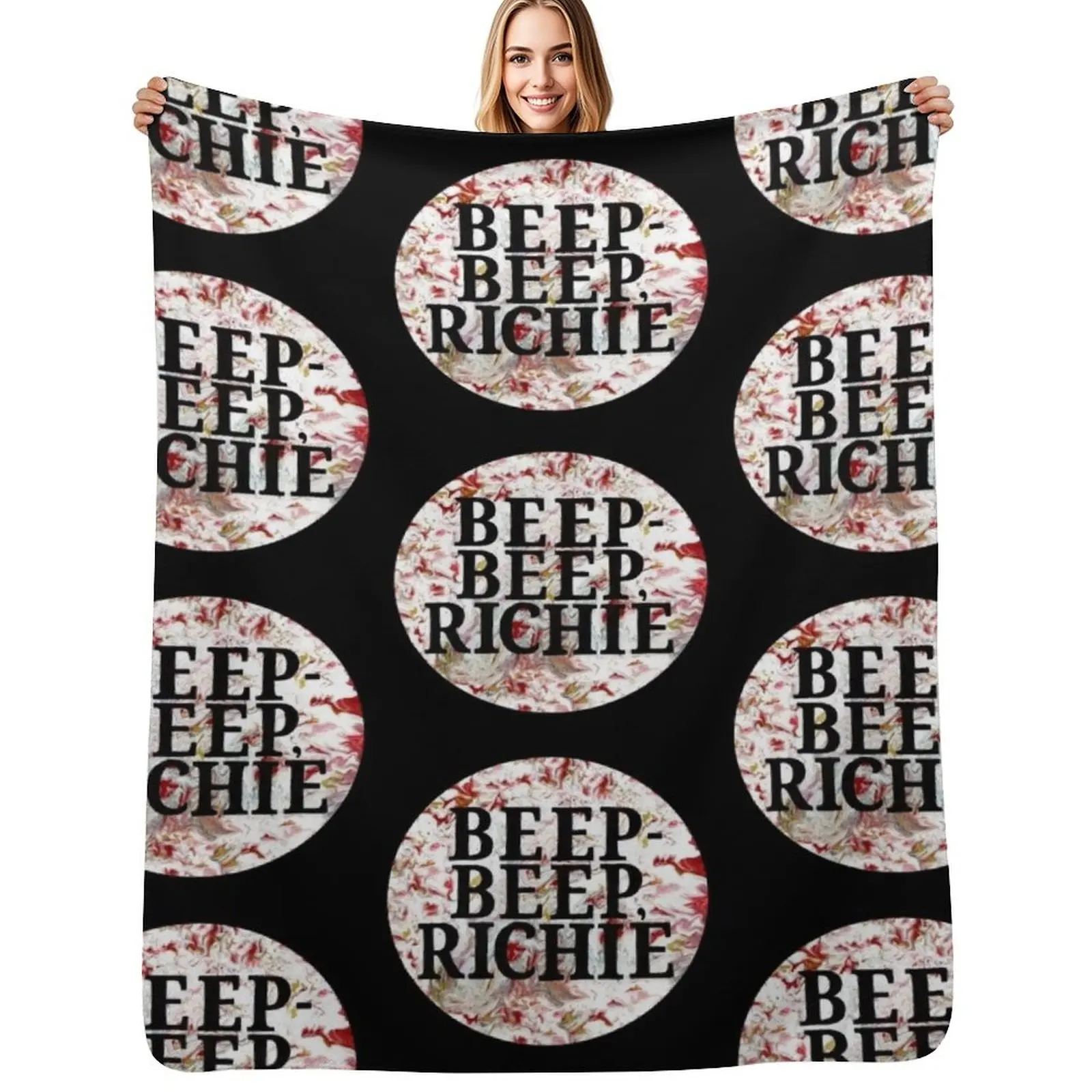 

beep-beep richie Throw Blanket Vintage for winter cosplay anime Thermal Blankets