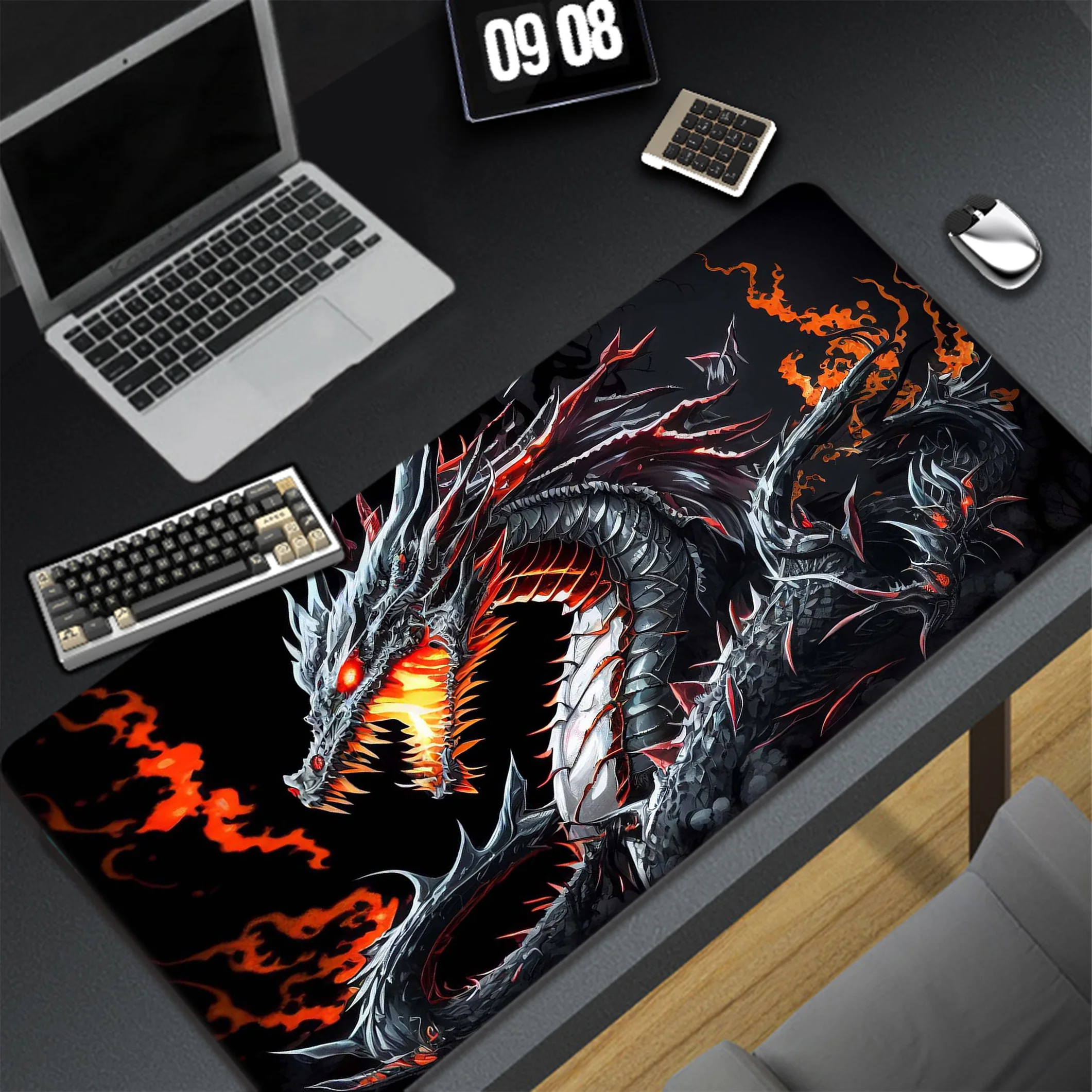 Dragon Mouse Pad Notebook Gaming Muis Mat Gamer Xxl Grote Muismat Vergrendeling Rand Bureau Pads Rubber Коврик Rubberen Toetsenbord Matten