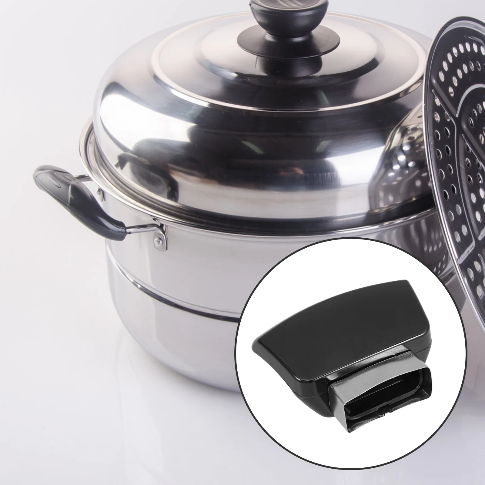 

Anti Scald Pot Ears Pan Handle Replacement Detachable Short Side Handles Kitchen Utensil Boiler Grip Sturdy Replacement Parts