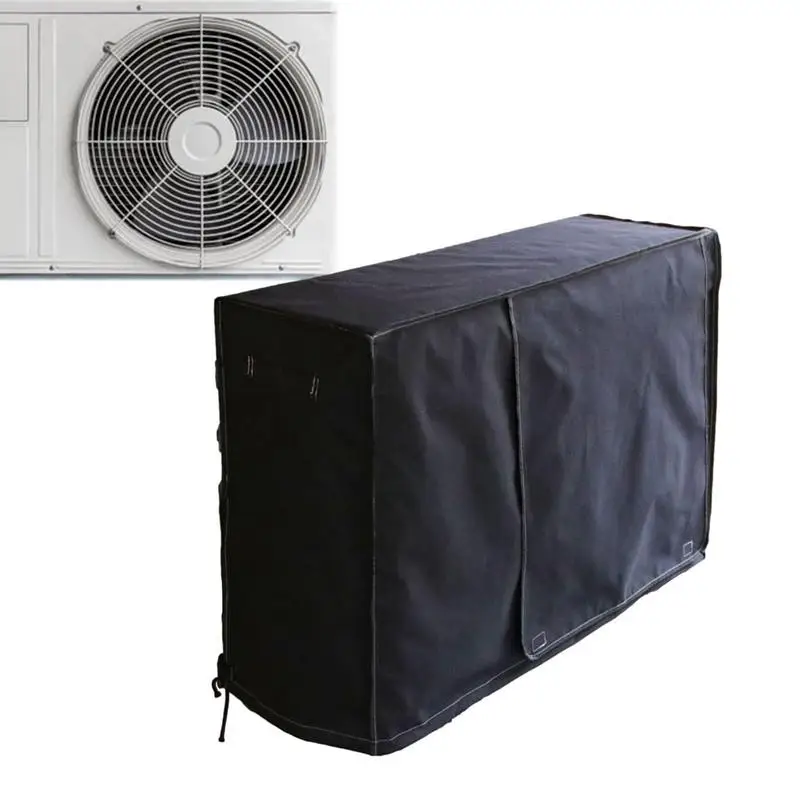 AC Cover For Outside Unit Breathable Central Air Conditioner Leaf Guard Mesh AC Condenser Cover Defender All Seasons Air