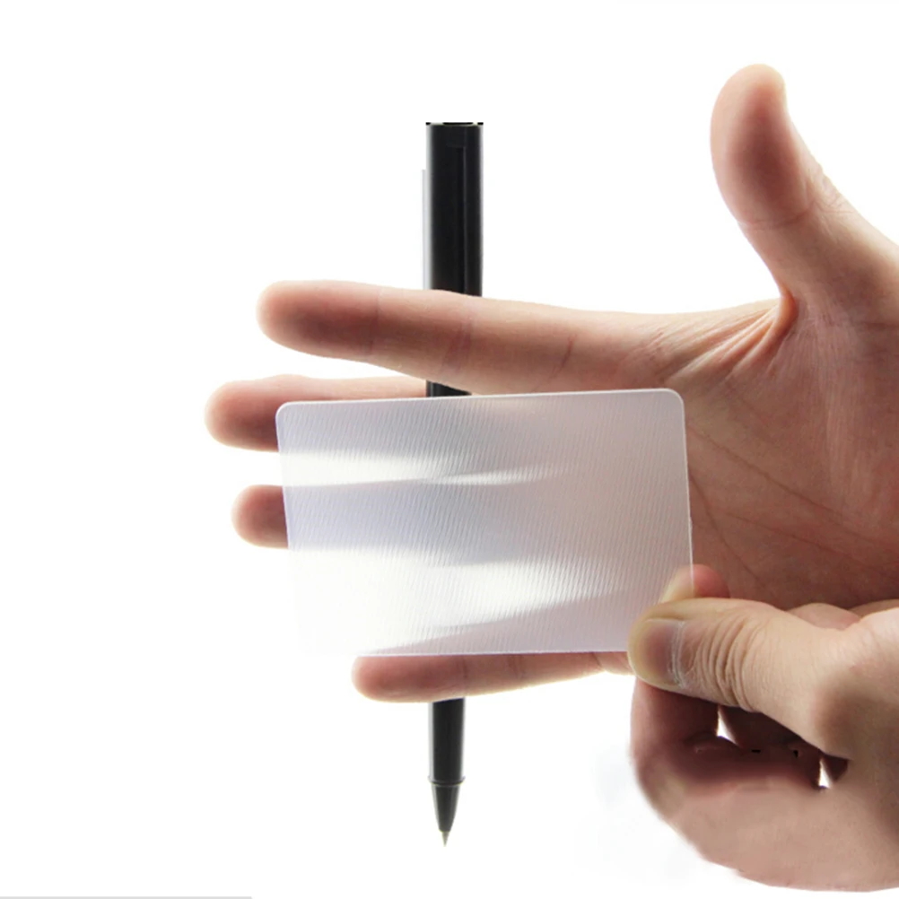 Hot Sale Card Magic Perspective Distortions Distorted Visual Magic Tricks Set Close Up Street Magic Toys For Children