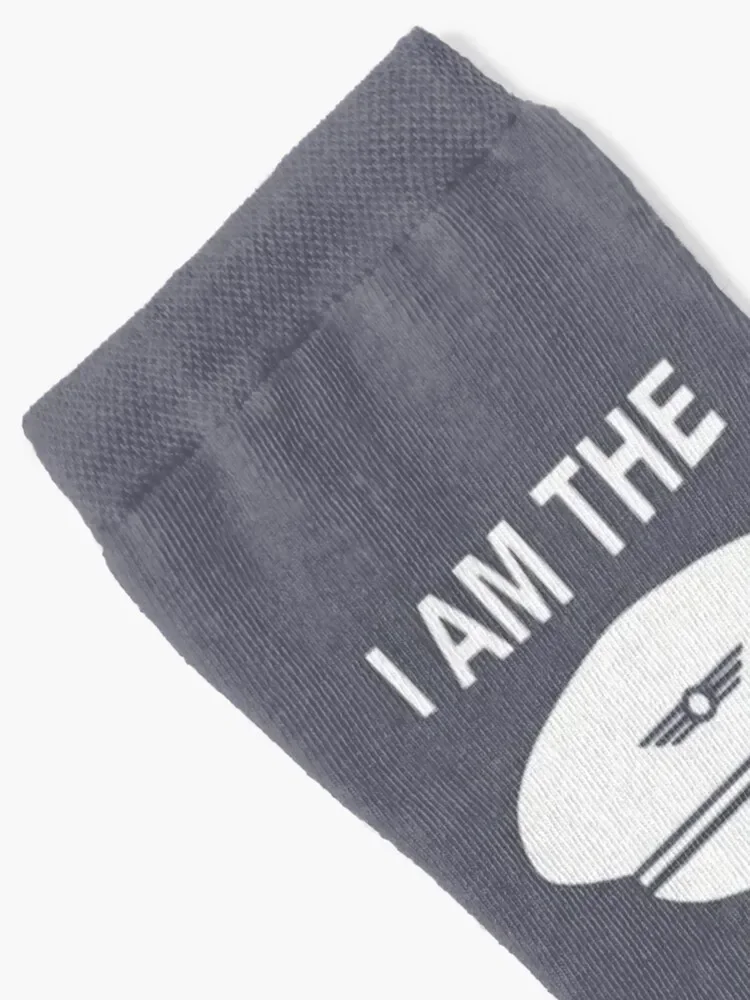 Pilot ,I am the Captain Now ,Funny pilot Socks christmas stocking Heating sock short Socks Women Men's