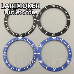 LARIMOKER 38mm high quality Sloping Luminous ceramic bezel Insert watch case watch accessories parts
