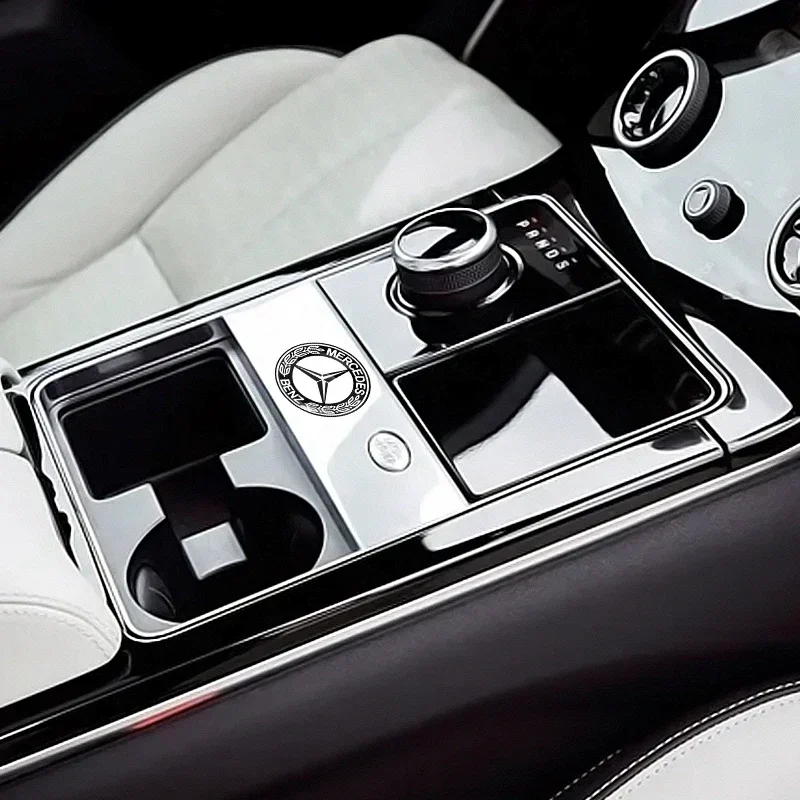 قفل السيارة ثقب المفتاح ملصقات قفل الباب حماية ملصق السيارة لمرسيدس بنز B R G الفئة GLK GLA C200 E200 C200L S400 W211 W221 #5