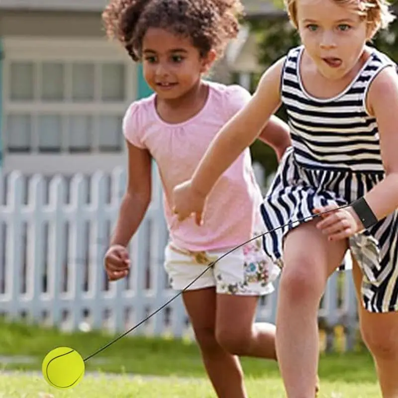 Baseball On A String Elastic Rubber Wrist Trainer Ball With String Rebound Wrist Ball For Improving Hand-Eye Coordination And