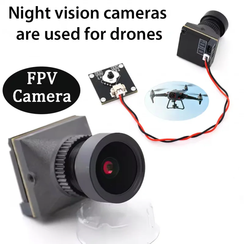 

Новая профессиональная FPV-камера 2026 года, 1/3/5 шт., 1500TVL, объектив 2.1 мм, 16:9/4:3, NTSC/PAL, FOV125 ° Камера ночного видения Blacklight для радиоуправляемых дронов