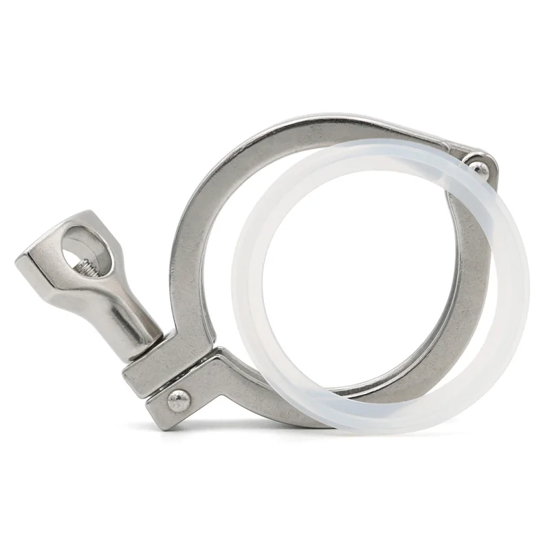 0.5"1.5"2"3"4"50.5mm25.4mm34mm64mm91mm119mm 304 Stainless Steel Sanitary Tri Clamp Clover For Ferrule Homebrew Pipe Fittings