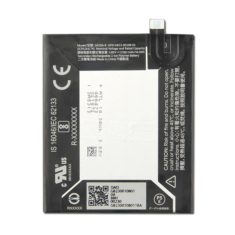 Replacement Phone Battery G020A-B For Google pixel 3A XL 3700mAh G020E-B For Google Pixel 3A Pixel 3 Lite 3000mAh