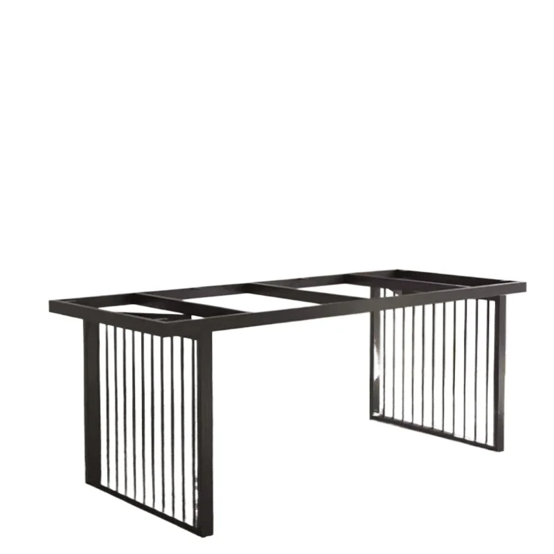 

Light luxury simple large board office table leg bracket, marble tea table rock slab
