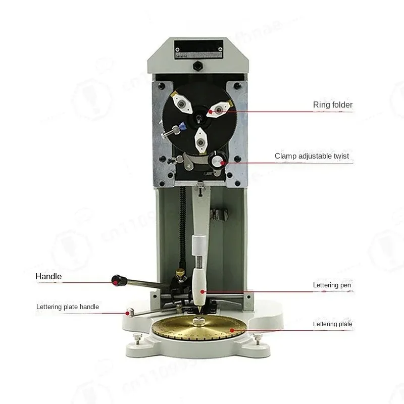 Inside Ring Engraver Stamper with Two Faces Standard Letter Block Dial Jewelry Making Engraving Machine NEW