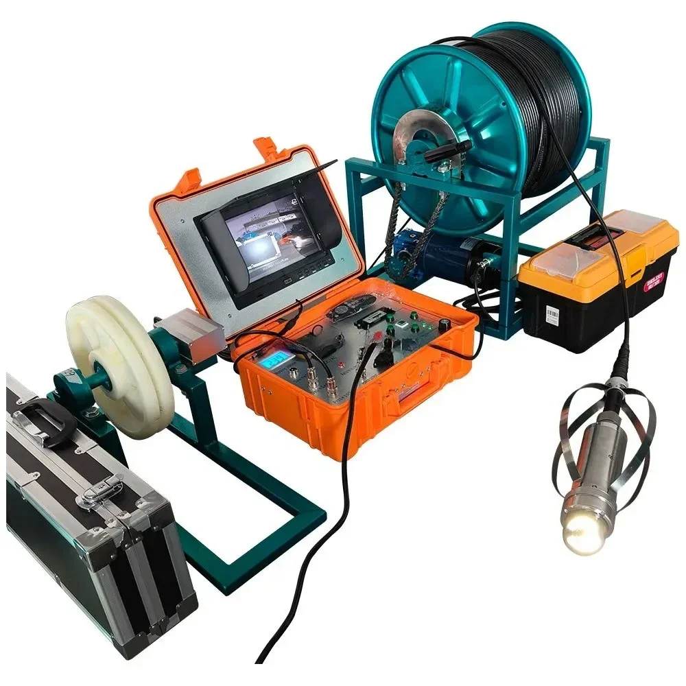 Borehole Part Mini For Artesian Wells 360 Degree Lens Underground Well Camera 300m Deep