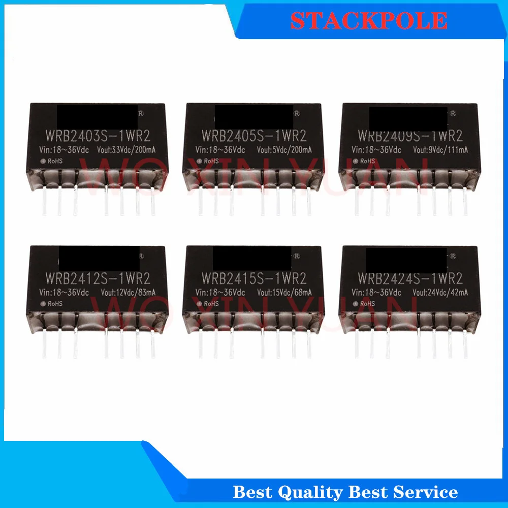 

5PCS WRB2412S-1WR2 WRB2415S-1WR2 WRB2424S-1WR2 WRB2412S WRB2415S WRB2424S 1W DUAL/SINGLE OUTPUT DC-DC CONVERTER module