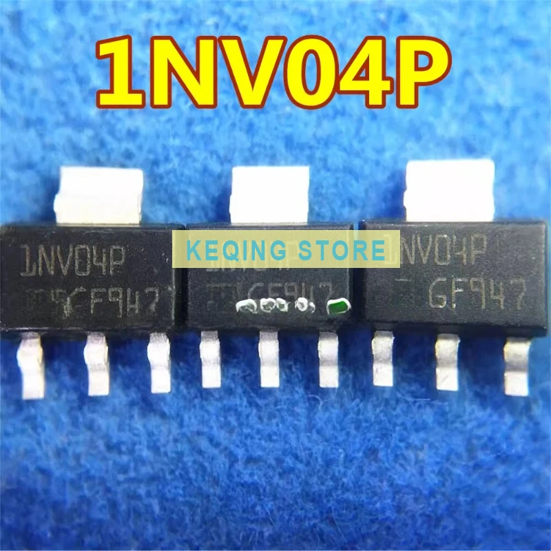 10PCS Used+Not NEW+Send after Measure VNN1NV04PTR-E original power switch chip silk screen printed 1NV04P SOT-223 package
