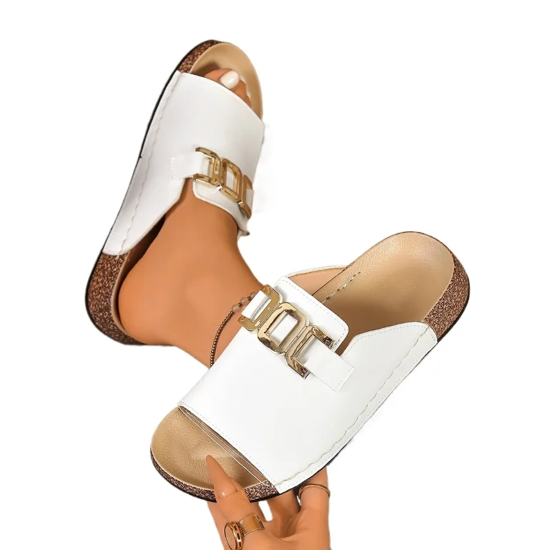 

2026 Women Slippers Casual Flat Open Heel Shoes Lightweight Comfortable Sports Slippers Fashion Designer Sandals Slides Women