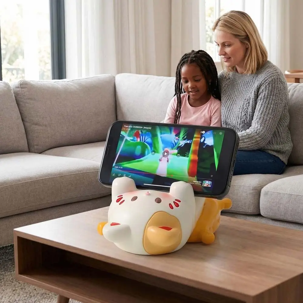 

Держатель для телефона в форме кошки из смолы, противоскользящая настольная подставка, мультяшный декор, подставка для телефона в виде кошки