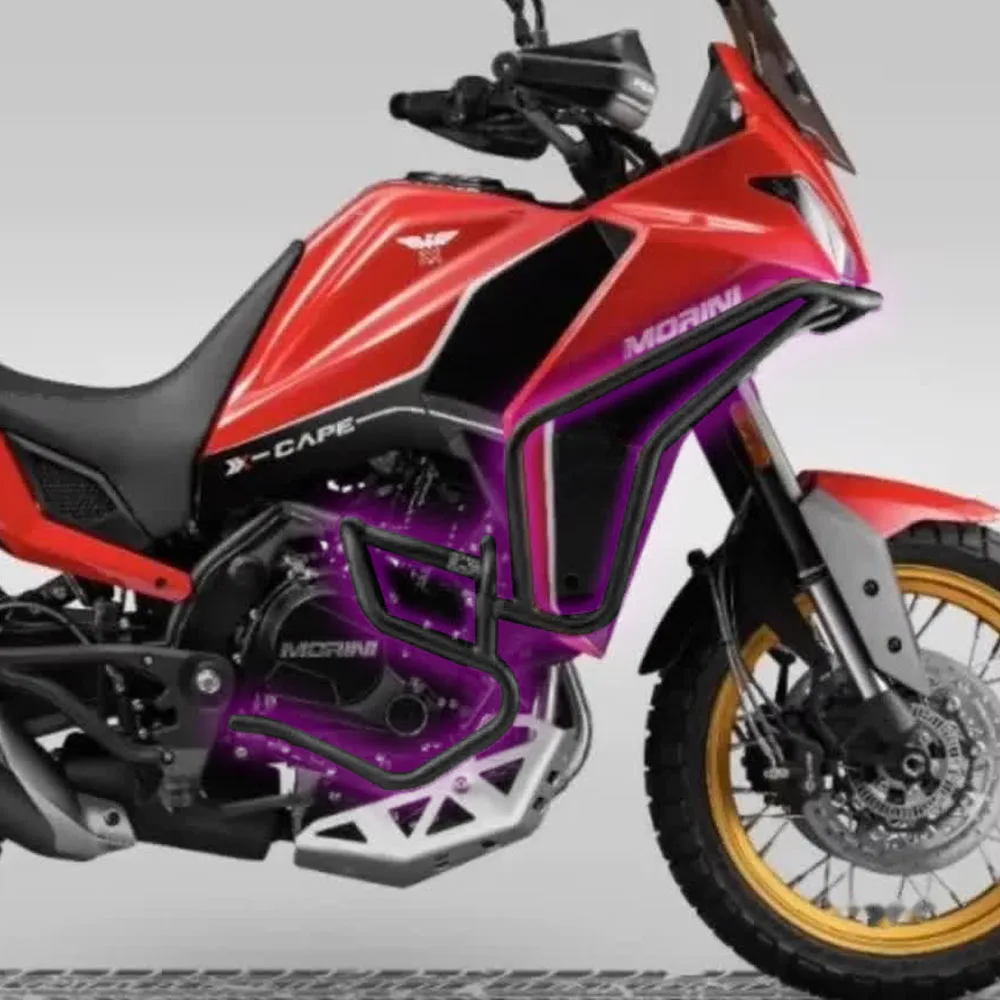 Morini X-Cape 650 Motorcycle Original Bumper Guard Bar Fall Protection New Fit Xcape650 X-Cape 650 X-Cape650