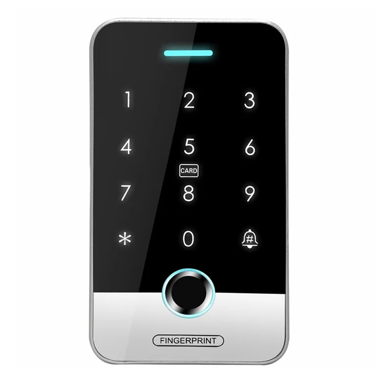 

ABAC-клавиатура с отпечатками пальцев, контроль доступа Tuya NFC 125 кГц RFID 13,56 МГц IC, автономная система считывания карт открывания дверей