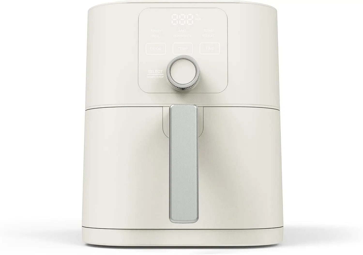 6-Quart Air Fryer with 6-in-1 Functions: Bake, Broil, Roast, Air Fry, Dehydrate & Reheat, Ceramic Nonstick Basket for Fast Crisp