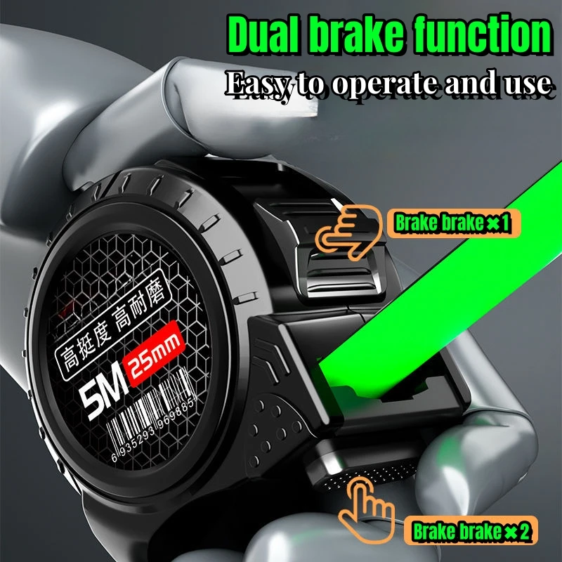 المحمولة عالية الدقة أشرطة القياس سميكة مقاومة للاهتراء شريط القياس قابل للسحب 3M5M7.5M10M أدوات قياس المنزلية #2