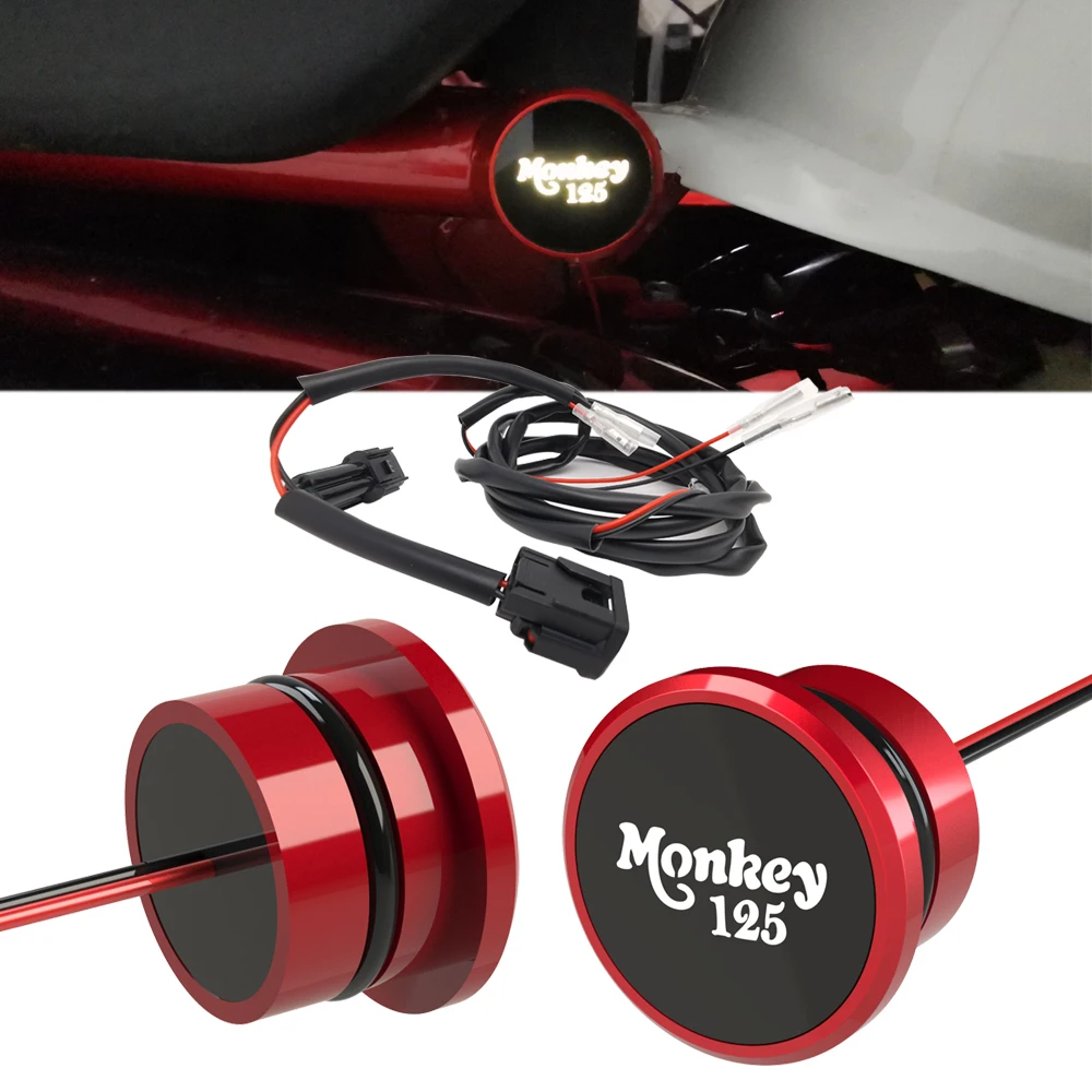 Frame Body Cap LED Light w/Wire connector Compatible with Honda Monkey 125 Z125M Z125MA Z125MK All Models