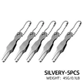 Silver-5pcs