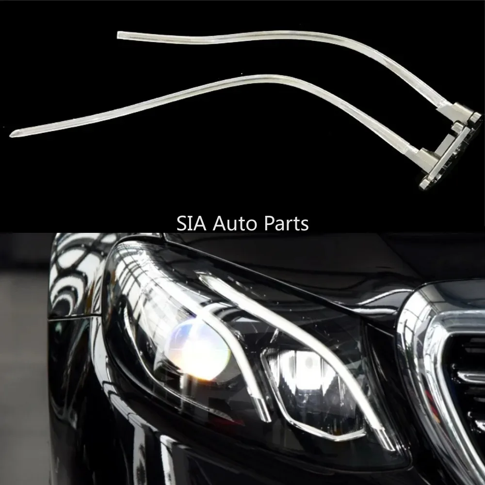 

NEW Headlight DRL Tube Acrylic tube Light Bars Light Lines Low Version For Mercedes E Class W213 2016 2017 2018 2019