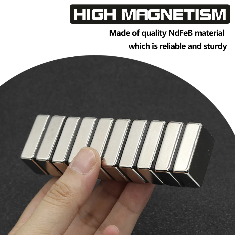 30x20x10mmN35 NdFeB Square Neodymium Magnet Super Strong Permanent Block Powerful Magnetic Refrigerator DIY Craft Multi‑Purpose