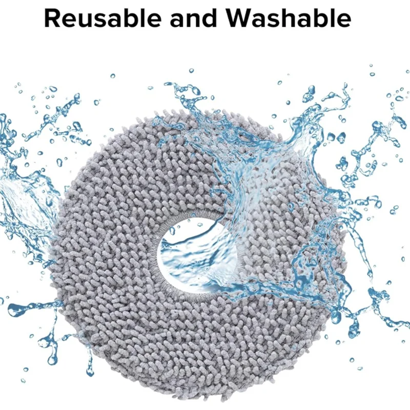 10 PCS Mop ผ้าสําหรับ Roborock Q Revo/Qrevo Pro/Qrevo S/Qrevo Curv/Qrevo Maxv หุ่นยนต์สูญญากาศ Enhanced ทําความสะอาด Efficiency-A77G