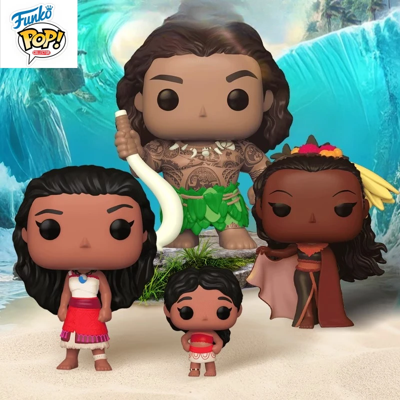 

In Stock FUNKO POP Original and Authentic Co-branded Disney Moana Maui Ocean 2 Series Can Be Used To Collect Holiday Gifts